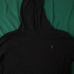 Navy blue polo hoodie